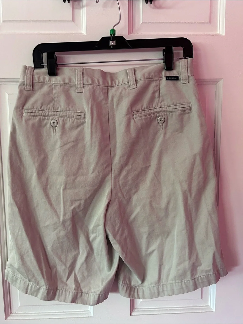 Dockers Men's Flat Front Shorts - Light Beige